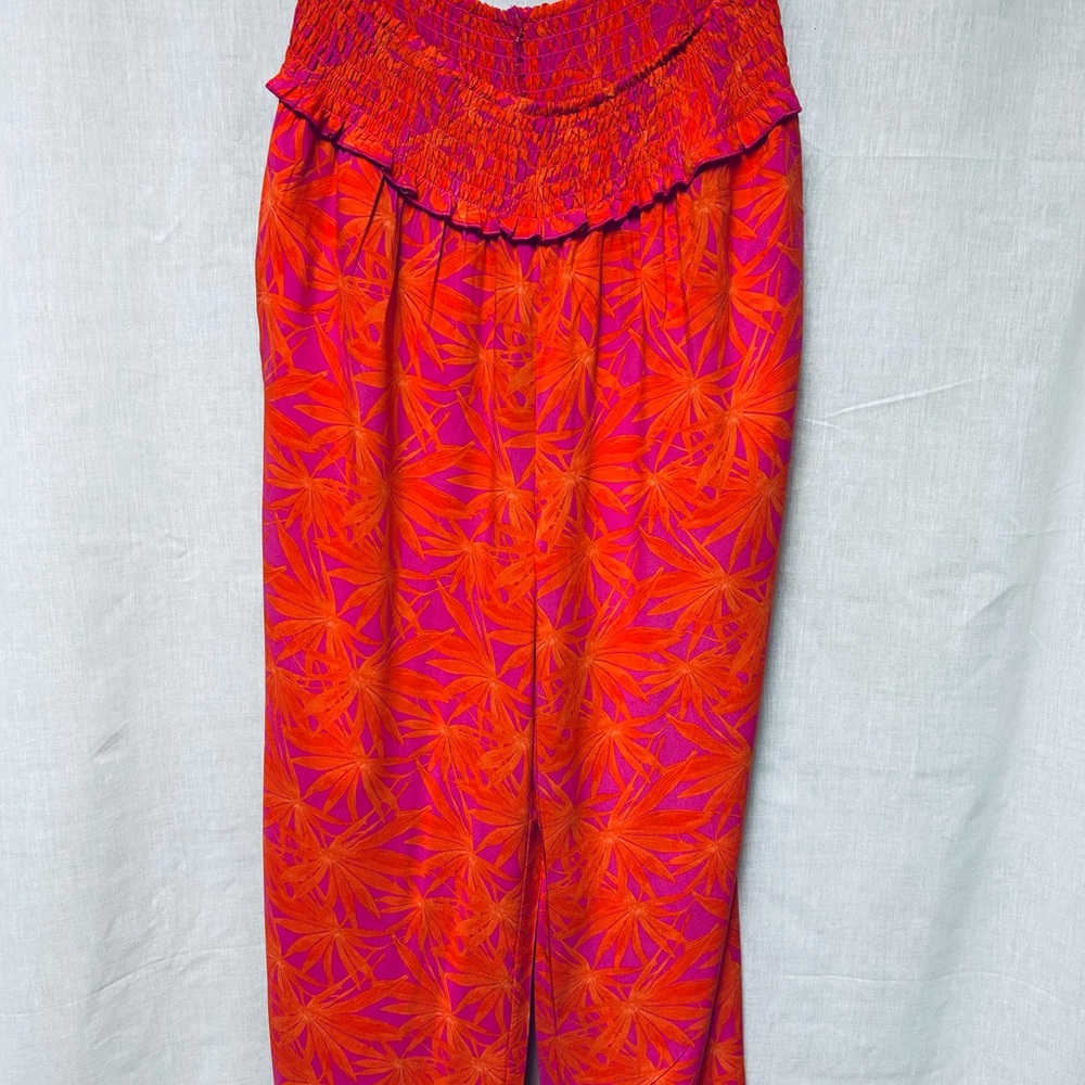 Womens Pants 2X lounge PJ wide leg pants NWT cruise Caribbean Joe